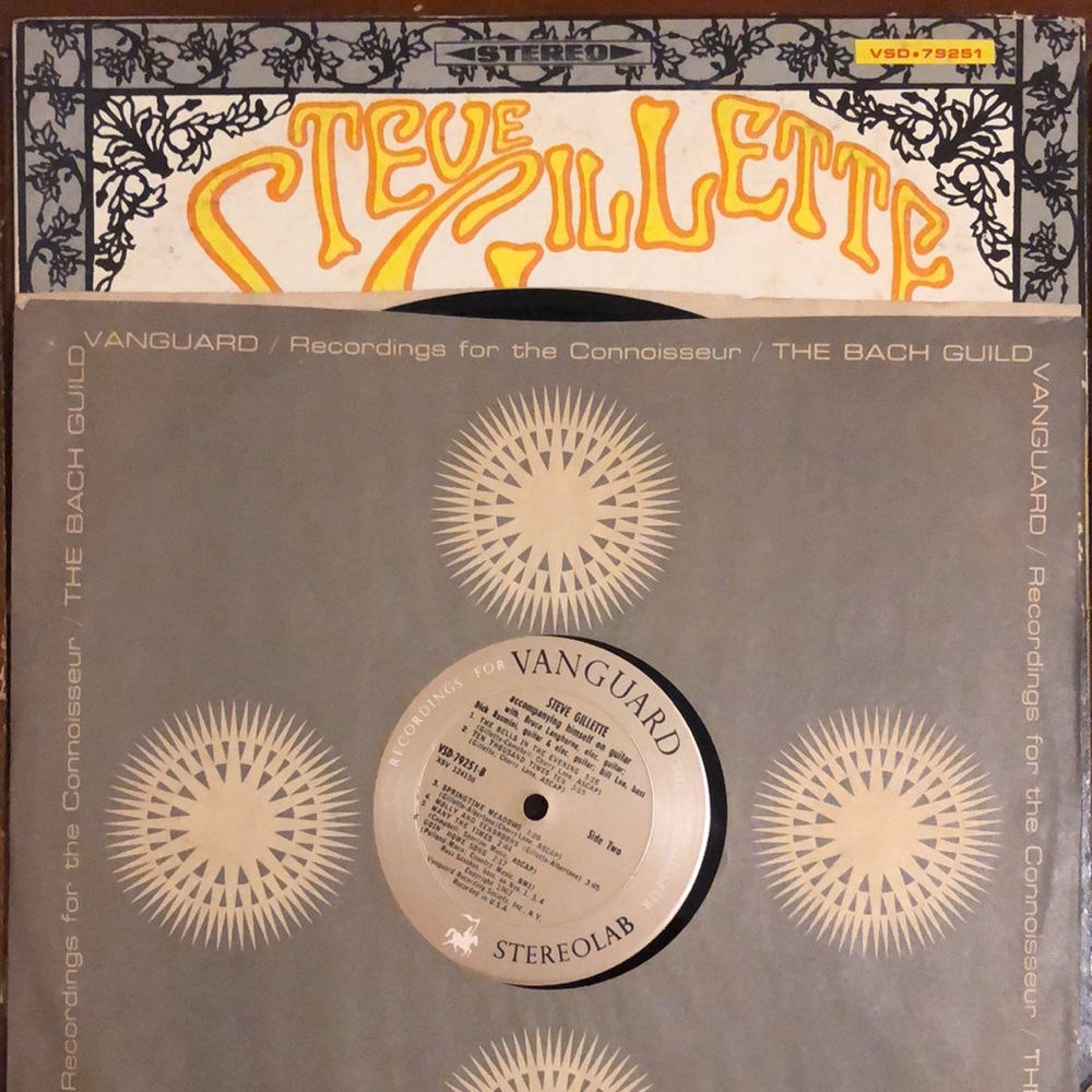 Steve Gillette On Guitar Vinyl Lp '67